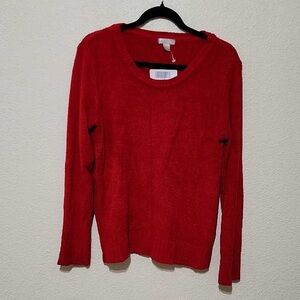 Red Crew Neck Sweater